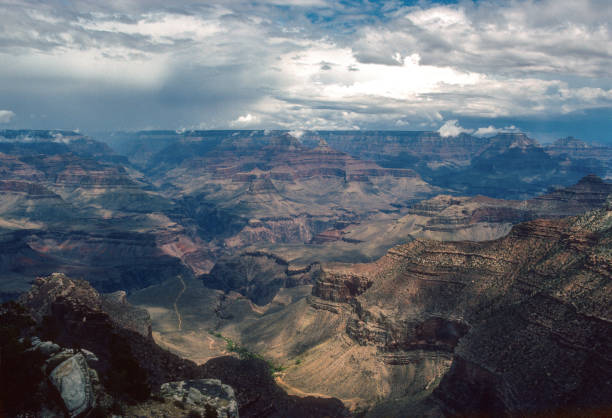 istock Grand Canyon NP - South Rim - Storm Clouds Clearing - 1990 1777377447