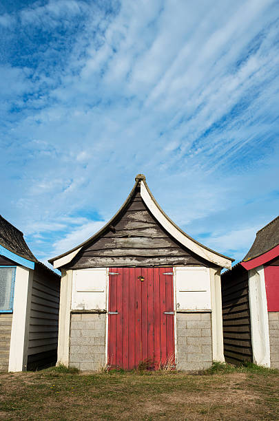 istock Beach Hut at Mablethorpe, Lincolnshire, UK. 177738246