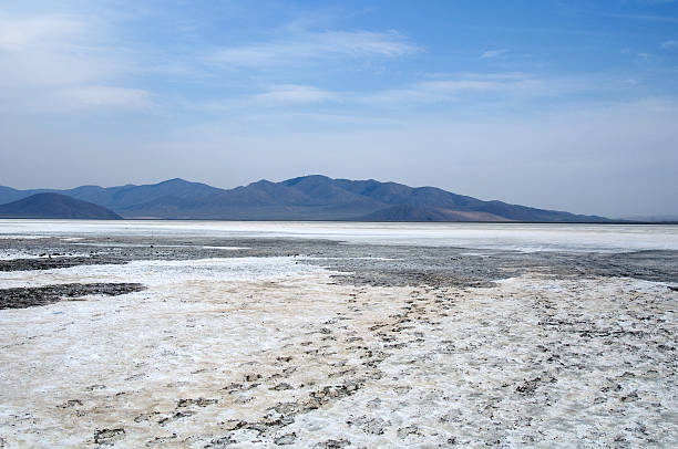 istock surface of the salt lake, Mongolia. 177738433
