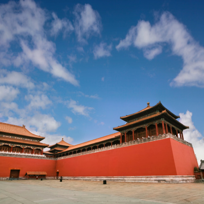 Beijing Forbidden City in the snow