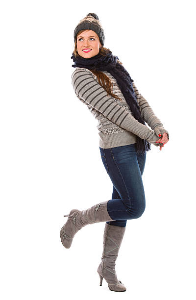 istock Woman and woolen outfit 177738871