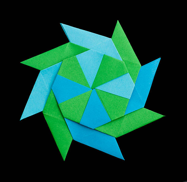 istock Geometric figure origami 177739244