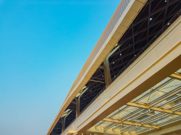 istock LRT station building with a modern architecture design 1777405633