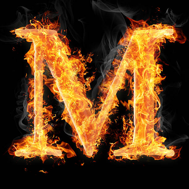 istock Burning letters of English alphabet 177742834