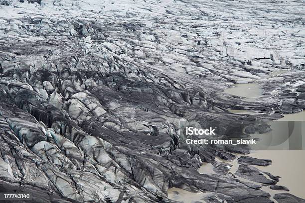 Moraine Skaftafellsjokull Glaciar Islandia Parque Nacional De Skaftafell Foto de stock y más banco de imágenes de Abandonado