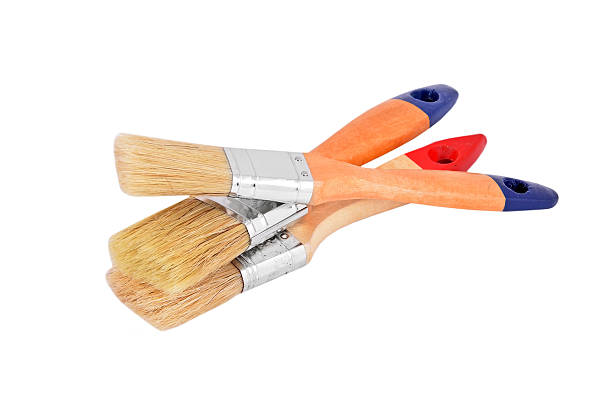 istock Wooden paint brush 177744034