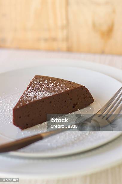 Flourless Chocolate Cake Stock Photo - Download Image Now - Baked, Brown, Cake