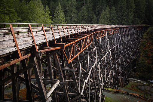 The historic Kinsol trestle located on Vancouver Island is now part of the Trans Canada Trail.