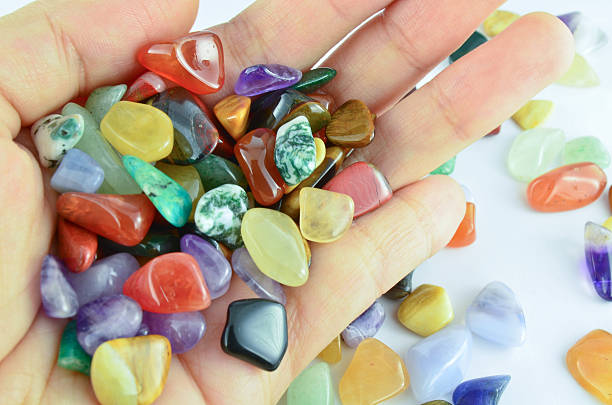istock Hand holding colorful stones 177744494