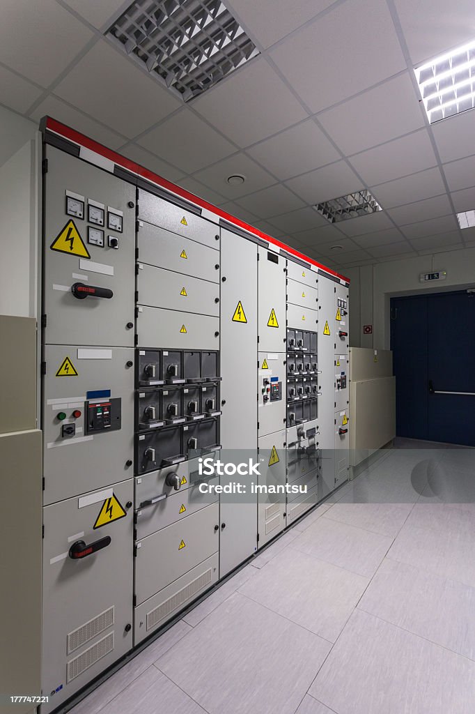 industrial elektrischer Schalter - - Lizenzfrei Elektrizität Stock-Foto