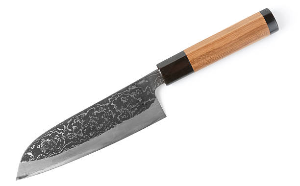 istock Expensive carbon steel japanese knife 177747316