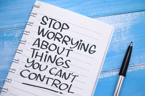 istock Stop worrying about things you cant control, text words typography written on paper against wooden background, life and business motivational inspirational 1777474306