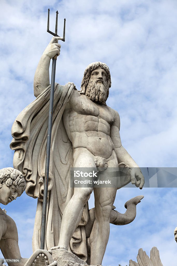 Rome-Plaza del pueblo - Foto de stock de Estatua libre de derechos