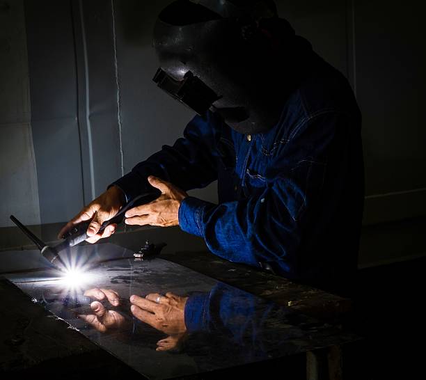 istock Welder in a factory 177748062