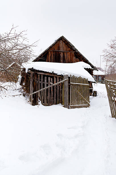 istock abandoned in snowcovered village 177748216