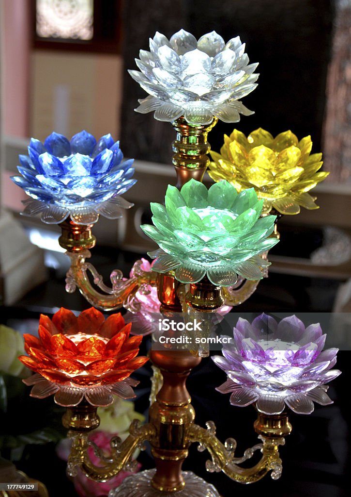 ロータスガラス多くの色 - アジアおよびインド民族のロイヤリティフリーストックフォト
