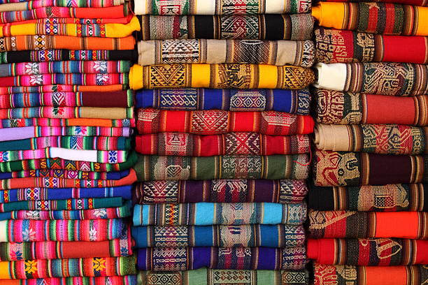 istock Bolivian traditional fabrics 177749223
