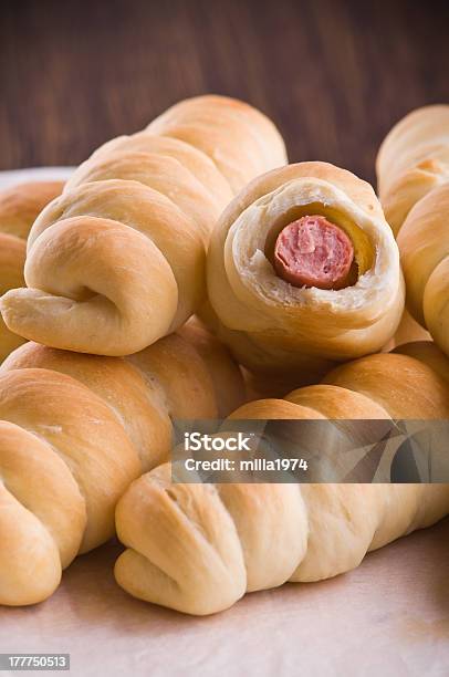 Sausage Buns Stock Photo - Download Image Now - Appetizer, Baked, Bread