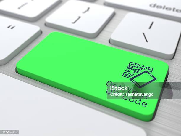 Qr Code Concept Stock Photo - Download Image Now - Abstract, Bar Code, Binary Code