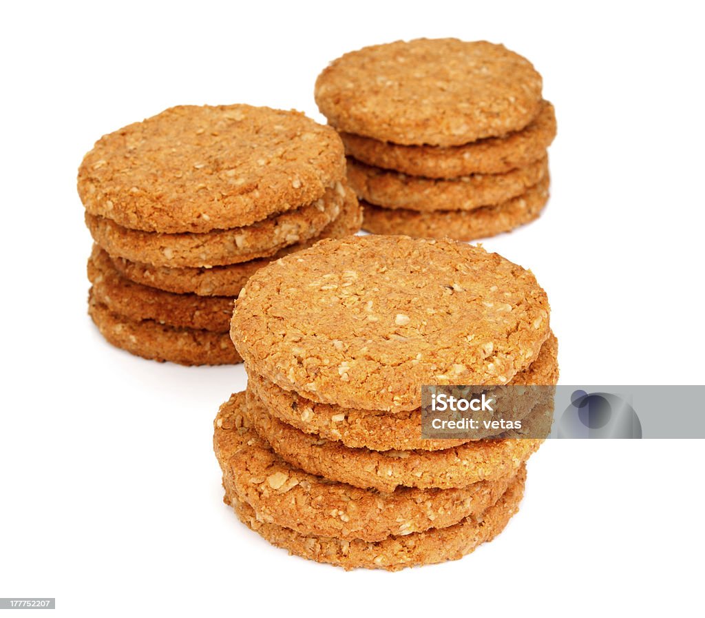 De farinha de aveia cookies - Royalty-free Alimentação Saudável Foto de stock