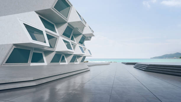 istock Abstract architecture design of modern building. 1777532347