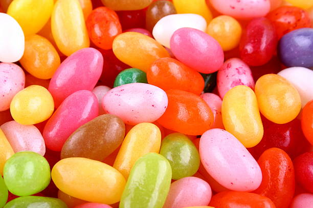 istock Colorful jelly beans candy as background 177753389