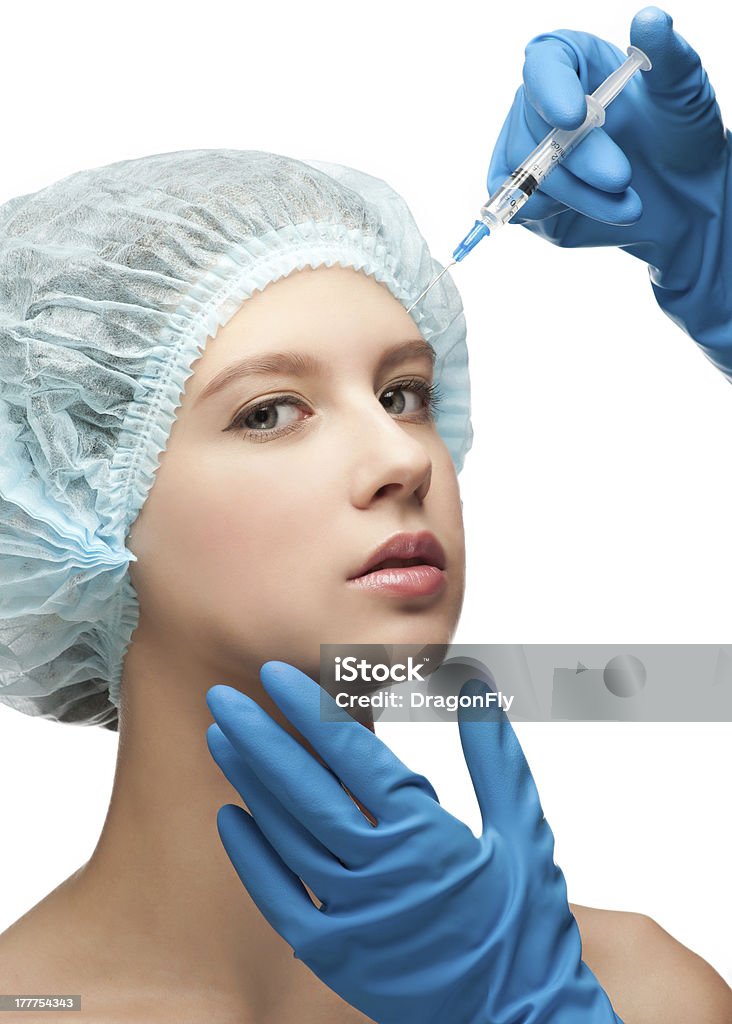 Injecção de botox cosmético - Royalty-free 20-24 Anos Foto de stock