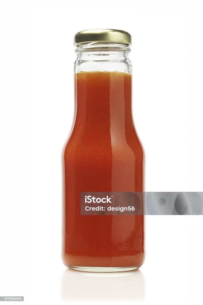 Chili-Sauce - Lizenzfrei Flasche Stock-Foto