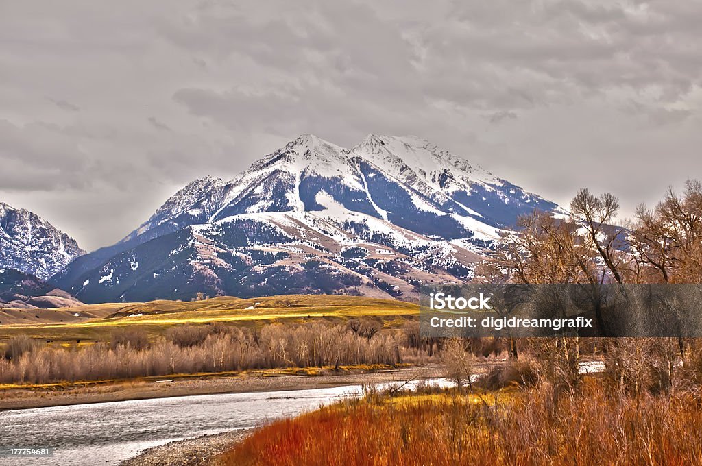 록키 산맥의 몬태나에 - 로열티 프리 0명 스톡 사진