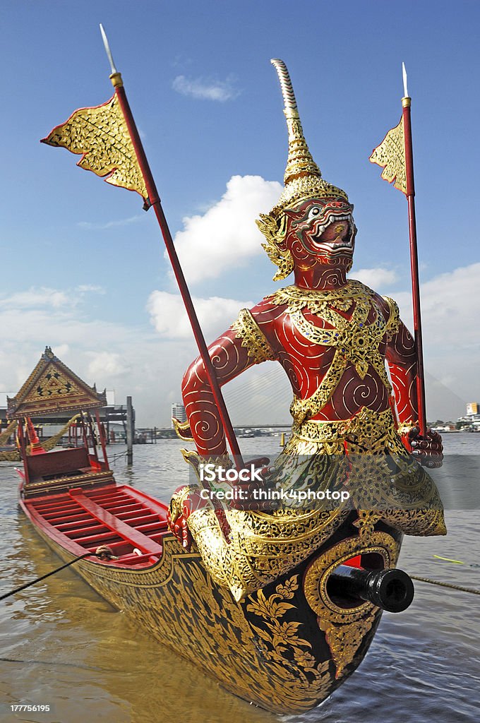 Royal Barge in Tailandia - Foto stock royalty-free di Amore a prima vista