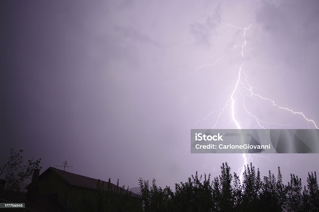 Lightning - Lizenzfrei Baum Stock-Foto