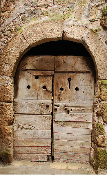istock Old Wooden Door in Tuscany 177756878