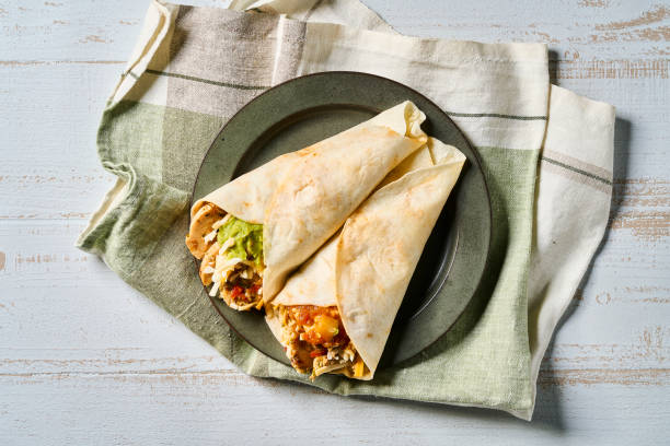istock Roasted Chicken Tortilla wrap sandwich 1777572518