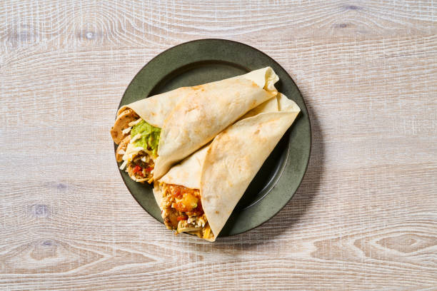 istock Roasted Chicken Tortilla wrap sandwich 1777573691