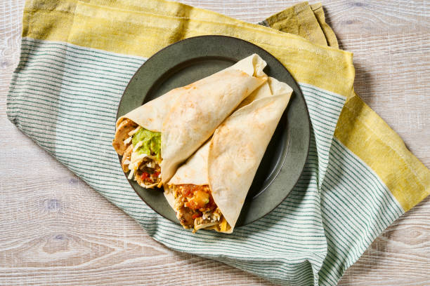 istock Roasted Chicken Tortilla wrap sandwich 1777573695