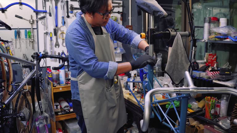 Expert bicycle repairman Repairing and assembling customer's bikes.