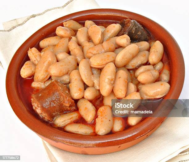 Asturian Bean Stock Photo - Download Image Now - Bean, Chorizo, Dinner