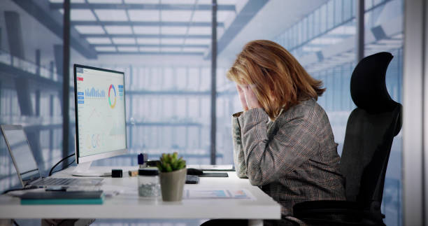 istock Stressed Accountant: An Unhappy Woman 1777591881