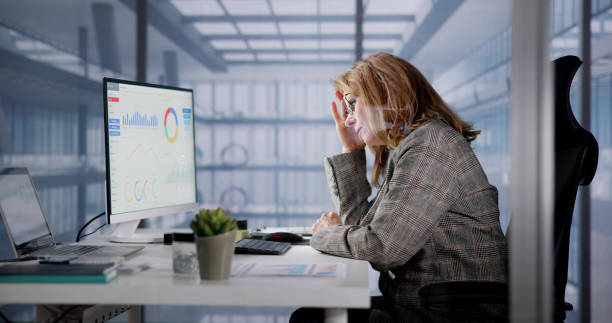 istock Unhappy, Tired Accountant: Stressed Employee 1777591889