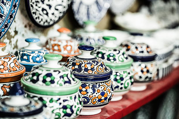 istock Traditional moroccan earthenware at local street 177759622