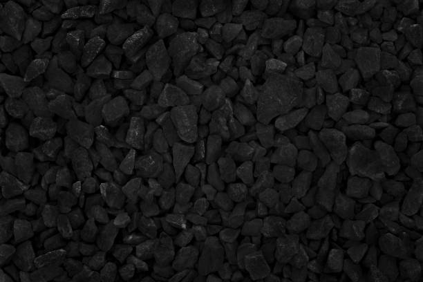 istock Natural stone pattern for background, black and grey stone gravel texture. 1777600672