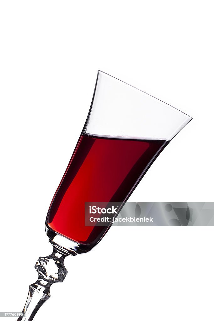 Vino isolato su sfondo bianco - Foto stock royalty-free di Alchol