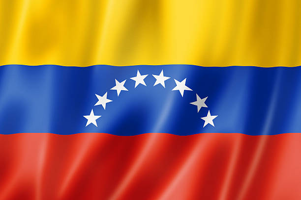 bandeira da venezuela - venezuelan flag imagens e fotografias de stock