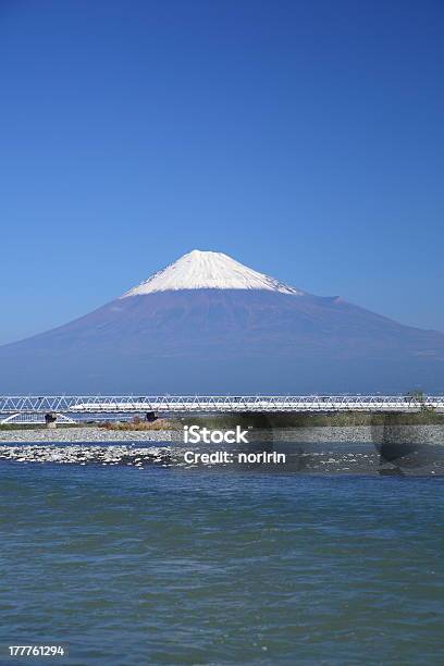 Mt Fuji And Shinkansen Stock Photo - Download Image Now - Shinkansen, Mt. Fuji, Japan
