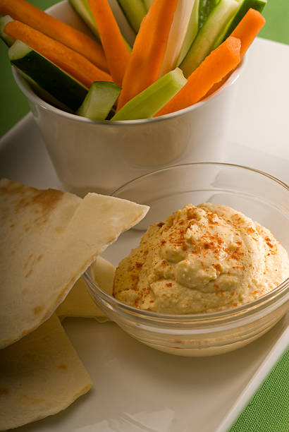istock hummus dip with pita bread and vegetable 177762367