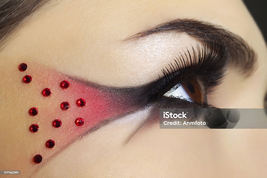 Beautiful eye with creative make-up Adult Stock Photo