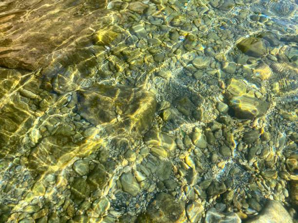 istock Seabed transparent sea water underwater pebbles stones. 1777630791