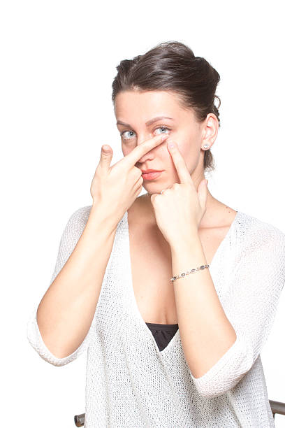 istock Young woman with contact lenses 177763114