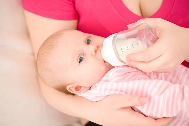 istock Artificial feeding of children. 177763317