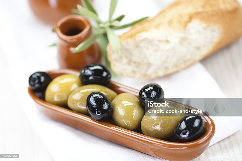 Azeitonas grega - Foto de stock de Alimentação Saudável royalty-free